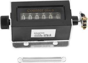 D94-S 6 Digit Mechanical Counter Resettable Mechanical Pulling Counter 0-999999