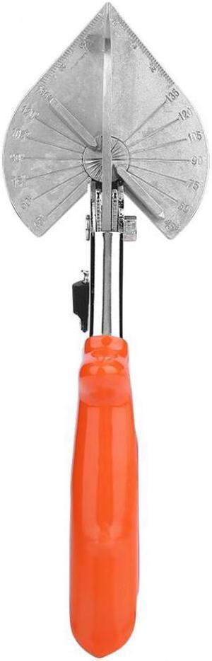 Multifunctional Angle Scissors Adjustable Angle Shear Multi Angle Wire Duct Cutter Hand Tools - Orange