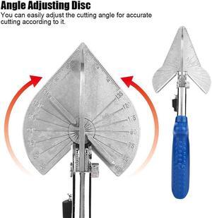 Multifunctional Angle Scissors Adjustable Angle Shear Multi Angle Wire Duct Cutter Hand Tools - Blue