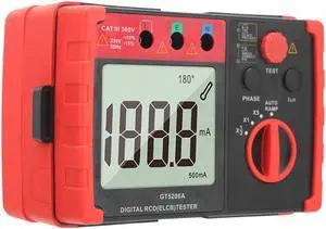 GT5206A Leakage Protector Tester 230V/50Hz Digital RCD (ELCB) Tester Leakage Protection Switch Detector Testing Instrument