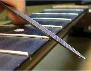 10pcs Guitar Frets Nuts File Set Polished File Guitar Repairing Tools Professional Guitar Luthier Tool for Stringed Musical Instrument