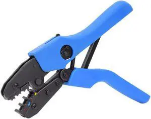 Ratchet Pliers Electrical Connection Pliers Wire Strippers Ratchet Wire Clamp Crimping Tool for Cable Connections 0.5-1.5 mm²