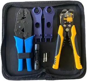 Crimping Tool Set MC4 Connectors And Cable Combination Tool Kit Crimping Pliers MC4-2546B-D2