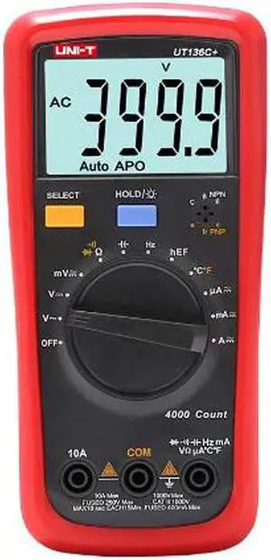 UNI-T Digital Smart Multimeter UT60BT 1000V AC DC Voltmeter Ammeter True RMS Frequency Meter Capacitor Temperature Tester