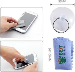 BST-608 18 in 1 Crowbar Suction Cup Carving Knife Opening Screwdriver Set Assemble Dissemble Tool Kit for Mobile Phone Repairing