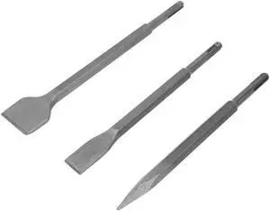 3 pcs Hammer Chisel Bit Set for Electric Demolition Hammer Concrete Breaker Rotary Chisel Set Drill Bit