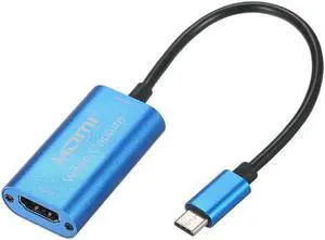 HD Video Capture Card Maximum Support 4K Input 1080P Output Small Size Aluminum Alloy Shell Wide Compatibility Type-C Interface