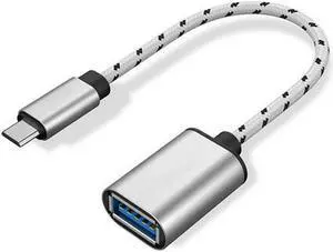 USB Type C OTG for Macbook 5 Gbps USB Type-C To USB 3.0 Type C OTG Adapter Type-C Cable for Nexus 5X 6P LG G5 HTC M10 Sansumg Xiaomi HUAWEI Andriod - Silver