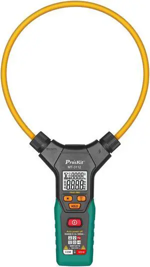 Pro'sKit MT-3112 3 5/6 Smart True-RMS Flex Clamp Meter Pliers Type Table Digital Electronic Multimeter DC AC Current Tester