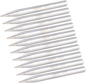 TNI-U 10pcs 60W Sharp Soldering Tip Nozzle Rework Station for Precision Electronic Repairing