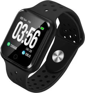 S226 Smart Watches Watch IP67 Waterproof band Heart Rate Blood Pressure Bluetooth Sport Smartwatch for iPhone apple Android IOS (Black)