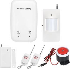 RF WIFI Gateway Smart Alarm System Door Sensor PIR Motion Sensor Phone APP Remote Control Smart Home Security Alarm System