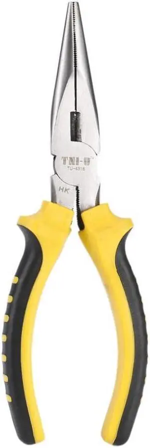 TNI-U TU-4316 200mm Sharp Nose Pliers Cutter Cutting Copper Cable Wire Repair Clamp High Carbon Steel Hand Tools Snip Nipper