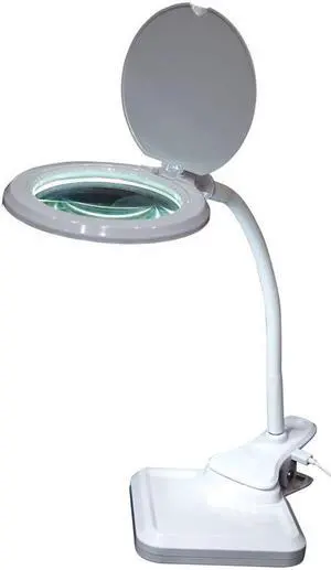 Pro'sKit MA-1010U 2 in 1 USB Magnifying LED Lamp Warm / Cold Light Switchable 3D Magnification Lens 2.5W Low Consumption