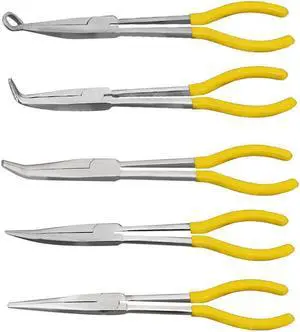 Multifunction 11in Long Reach Bent Nose Plier Long Nose Plier Mechanics Hand Tool Craft Repairing Tools