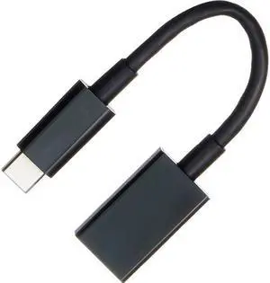 4XEM USB-C Male to USB-A Female Adapter Black 4XUSBCUSB3AFB