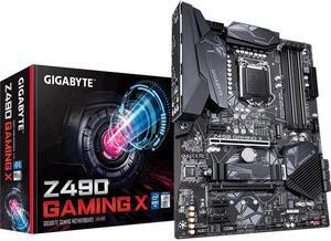 Gigabyte Ultra Durable Z490 GAMING X LGA-1200 DDR4 ATX Desktop Motherboard