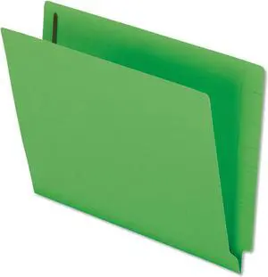 Pendaflex Reinforced End Tab Expansion Folders Two Fasteners Letter Green 50/Box