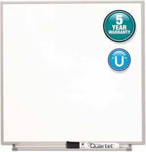 Quartet Matrix Magnetic Boards Painted Steel 23 x 23 White Aluminum Frame M2323