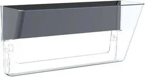 Storex Unbreakable Magnetic Wall File Letter/Legal 16 x 7 Single Pocket Clear