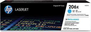 HP 206X Toner Cartridge Cyan W2111X  High Yield for M255dw, M283fdw, M283cdw