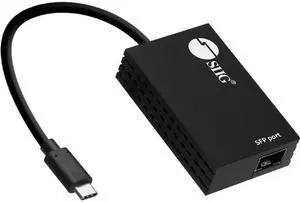 SIIG USB-C to SFP Gigabit Ethernet Adapter JU-NE0C11-S1 Brown Box SIIG USB-C to SFP Gigabit Ethernet Adapter JU-NE0C11-S1 Brown Box