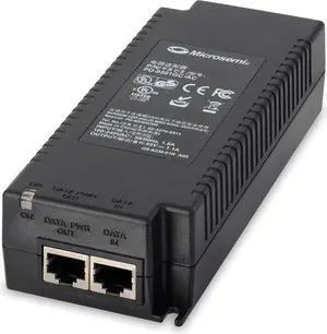 Microsemi 1 port 60W IEEE 802.3bt-compliant indoor PoE midspan PD9501GCACUS