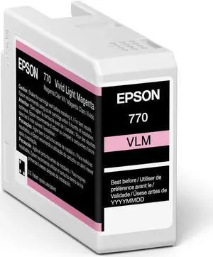 Epson UltraChrome PRO 770 Ink Cartridge Vivid Light Magenta T770620