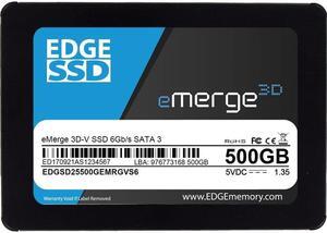 EDGE eMerge 3D-V 500 GB 2.5" Internal Solid State Drive - SATA