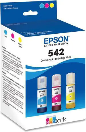 T542 PIG CMY INK BOTTLE COMBO WSENSOR