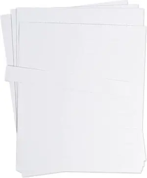 Data Card Replacement Sheet, 8.5 x 11 Sheets, White, 10/Pack FM1615