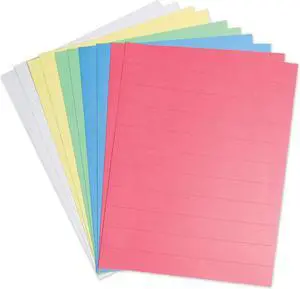Data Card Replacement Sheet, 8.5 x 11 Sheets, Assorted, 10/Pack FM1614