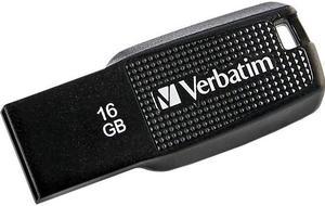 Verbatim 16GB Ergo USB 2.0 Flash Drive - Black  70875