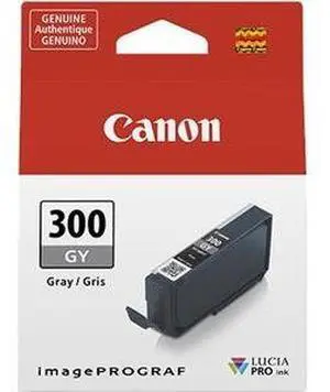 Canon LUCIA PRO PFI-300 Original Ink Cartridge Gray 1 Pack 4200C002