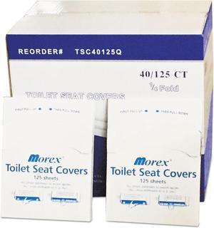 Quarter-Fold Toilet Seat Covers 14.17 x 16.73 White 5000/Carton GENTSC40125Q