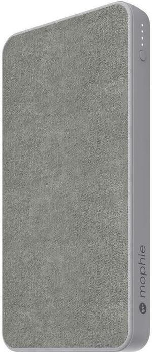 Mophie Powerstation (Fabric) Space Gray 10000 mAh Universal Portable Battery with a USB-C and USB-A Port for Smartphones, Tablets, USB Devices 401102948