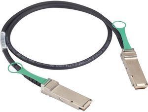 BLACK BOX QSFP-H40G-CU1M-BB QSFP+ 40-GBPS DIRECT ATTACH CABLE (DAC) - CISCO QSFP-H40G-CU1M COMPATIBLE, BLACK