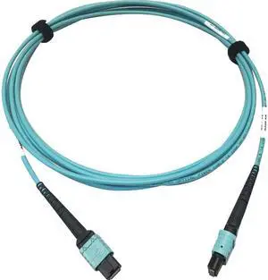 Tripp Lite 3m 400G Multimode 50/125 OM4 Fiber Optic Cable Aqua N846D03M24AAQ