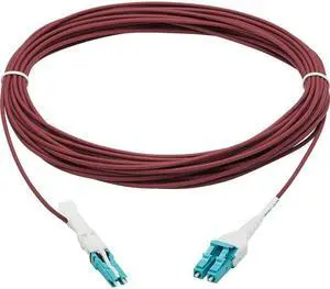 Tripp Lite 10m 400Gb Duplex Multimode 50/125 OM4 Optic Cable Magenta N822L10MMG