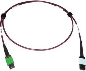 Tripp Lite 1m 400G Multimode 50/125 OM4 Fiber Optic Cable Magenta N846D01M16CMG