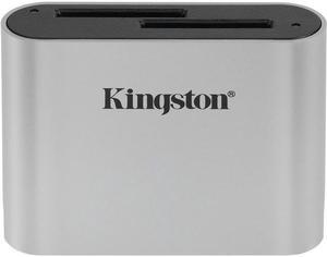 Kingston USB3.2 Gen1 Workflow Dual-Slot SDHC/SDXC UHS-II Card Reader WFSSD