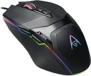 ADESSO iMouse X5 Black 6 Buttons 1 x Wheel USB Wired Optical RGB Illuminated Gaming Mouse