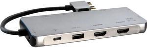 THE 100W 12PORT USBC DUAL 4K MULTISTREAM MINI DOCKING STATION PROVIDES TRUE D