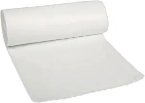 Boardwalk Repro Low-Density Can Liners 30 Gal White 10 Bags/Roll