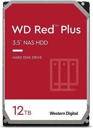Western WD120EFBX Digital Red Plus WD120EFBX 12 TB Hard Drive - 3.5" Internal - SATA (SATA/600) - Conventional Magnetic Recording (CMR) Method