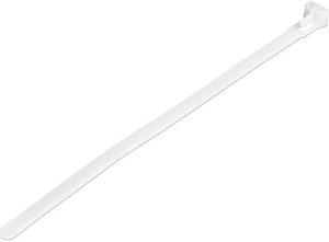 4XEM 100 Pack 5" Reusable Cable Ties White Medium Nylon/Plastic 4X5ZIPTIE100WR