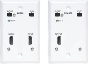 Tripp Lite HDMI Over Cat6 Extender Kit Wallplate Transmitter Receiver B127A1A1