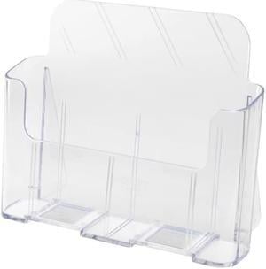 Deflecto DocuHolder for Countertop/Wall-Mount Leaflet Size Clear 74001