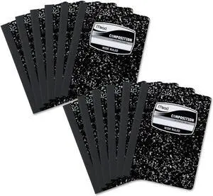 Mead Notebook,Compstn,12/Pk,Bk 72936
