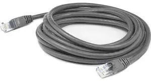 AddOn 3ft Cat6A Snagless UTP Network Patch Cable Gray ADD3FCAT6AGY
